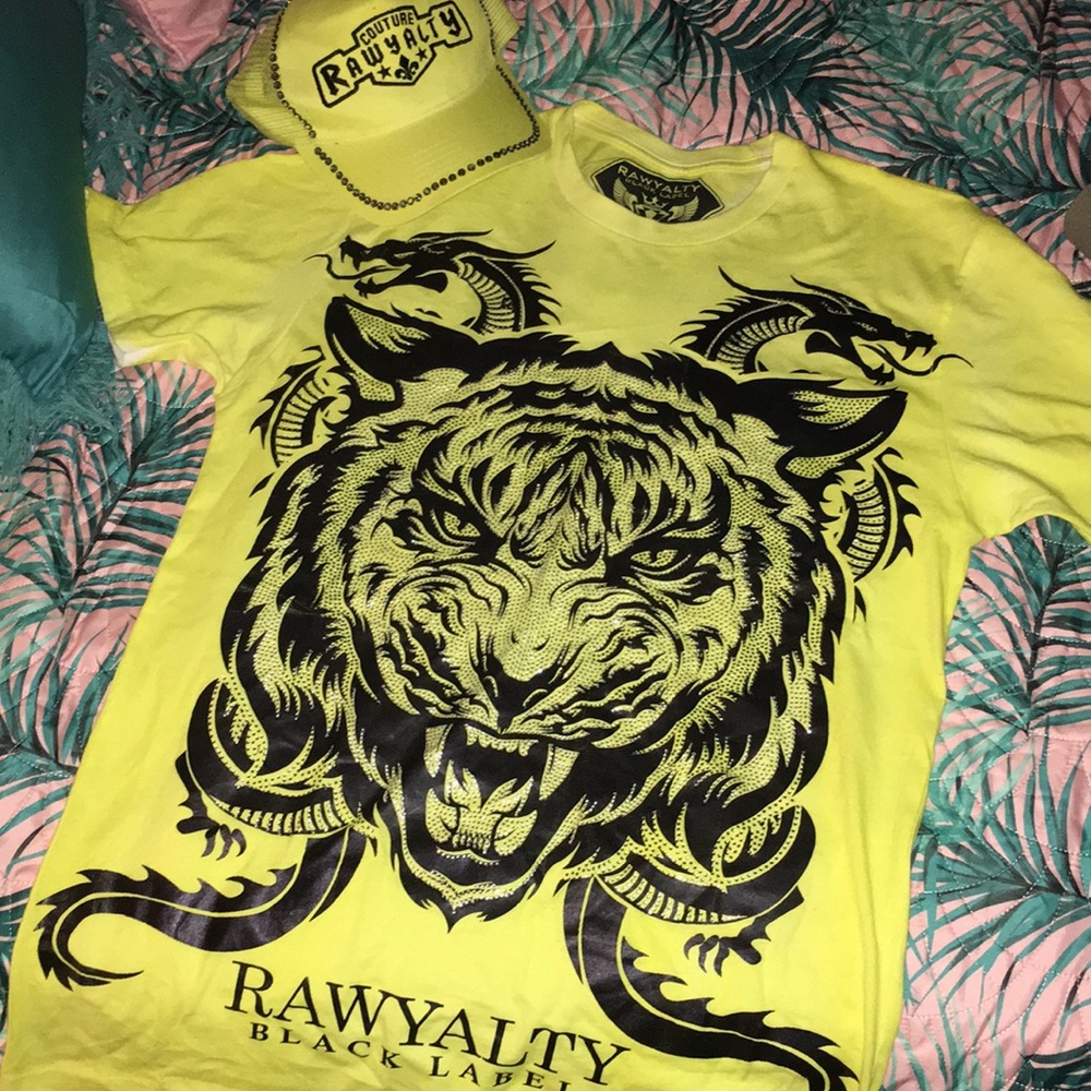 Couture rawyalty hat and t Shirt